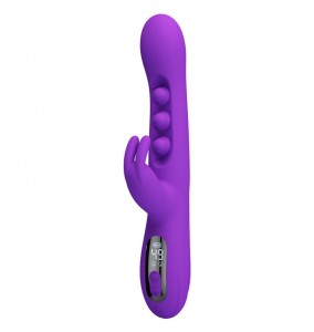 PRETTY LOVE - Sabien LED Display Vibration Thumping Massager (Chargeable - Purple)